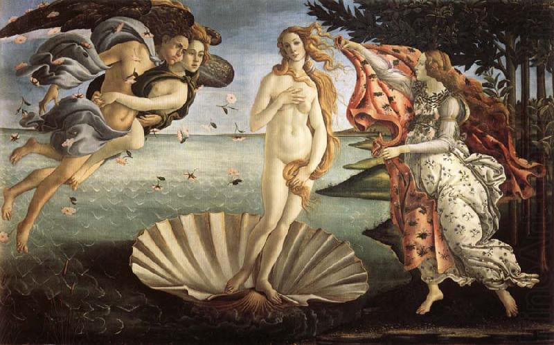 Birth of Venus, Sandro Botticelli